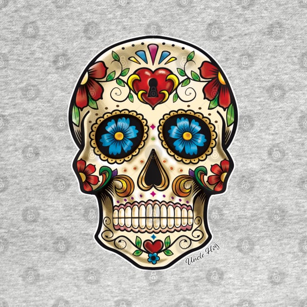 candy skull Tattoo style image by Cimbart